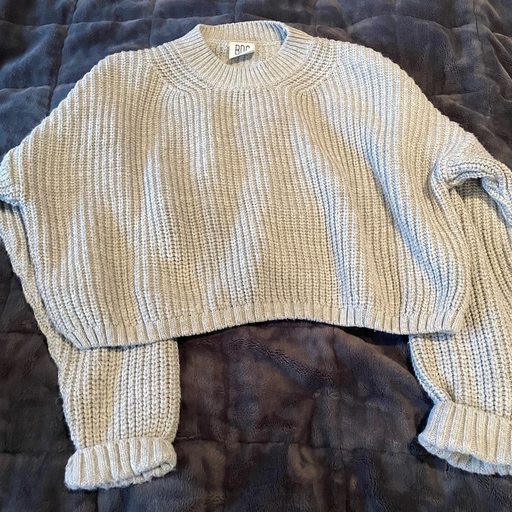 Urban outfits gray cropped sweater